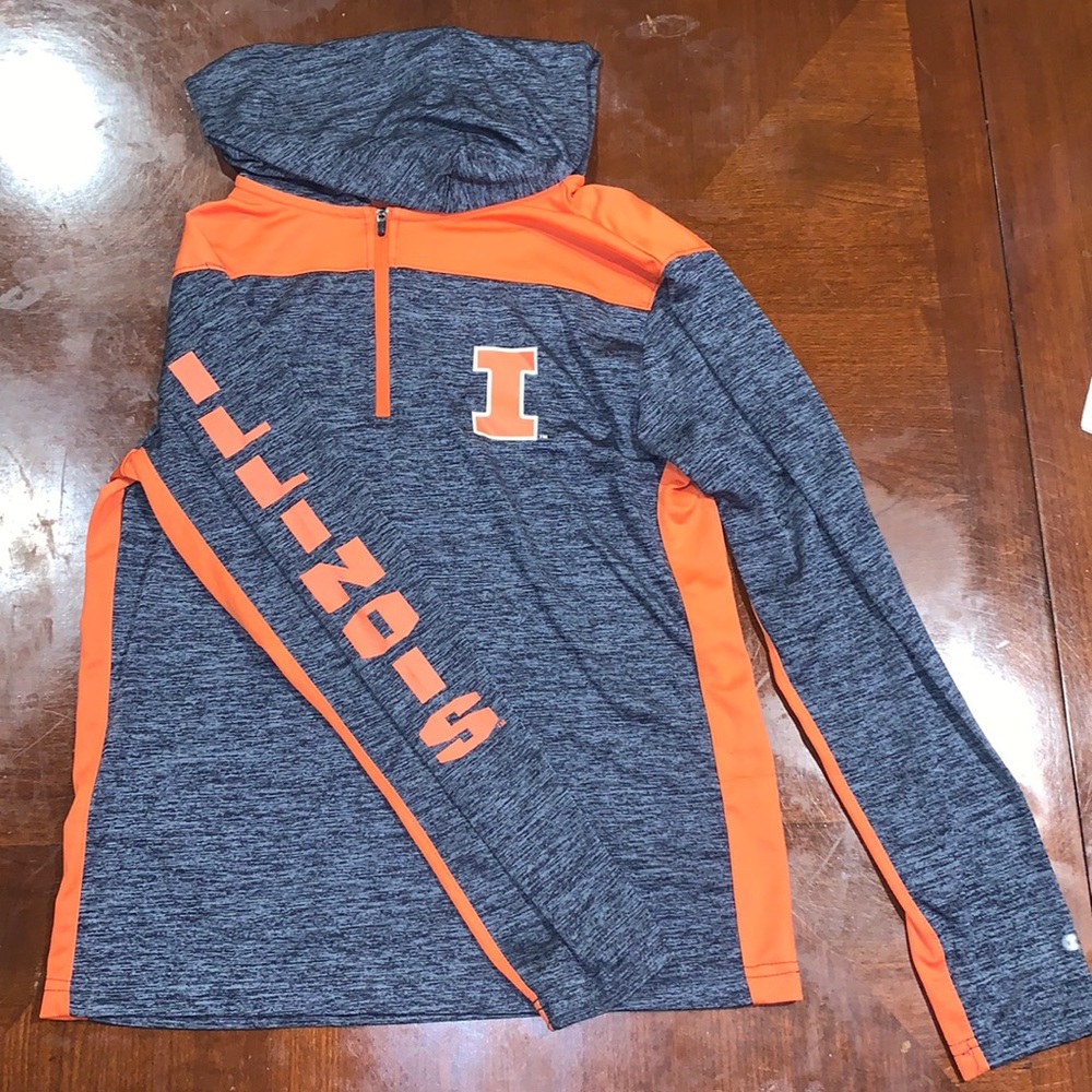 Cute Illinois kids dri fit long sleeve.